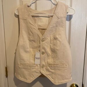 MOTHER DENIM THE MASKED RIDER VEST